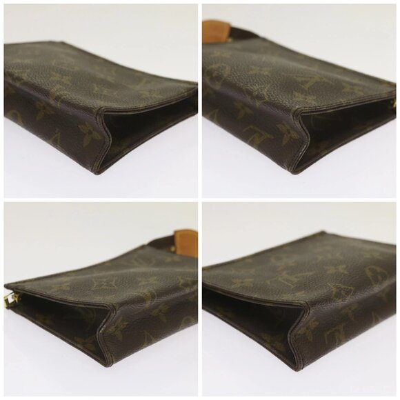 LOUIS VUITTON Monogram Poche Toilette 15 Pouch M47546 LV Auth am5877 - Picture 14 of 16